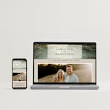 "Reflections" - Wedding Thank You Postcards in Lake by Lindsay Megahed - FREE Wedding Website