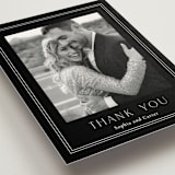 "Botanical Love" - Wedding Thank You Postcards in Black Tie by Susan Moyal - Detail