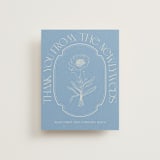"Flora Arch" - Wedding Thank You Postcards in Cerulean by Baumbirdy - Front