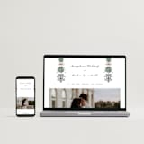 "Hand illustrated Garden Gate" - Wedding Thank You Postcards in Forest by Jackie Crawford - FREE Wedding Website