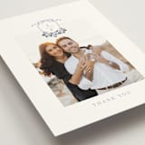 "Be With You" - Wedding Thank You Postcards in French by Design Lotus - Detail