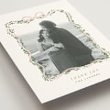 "Ribbonly Frame" - Wedding Thank You Postcards in Blush by Itsy Belle Studio - Detail