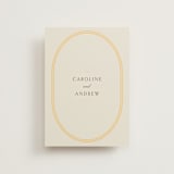 "Bocce" - Wedding Thank You Postcards in Melon by Megan Davis - Front