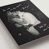 "Love Rests in a Garden" - Wedding Thank You Postcards in Oat by Helena Vitto - Detail