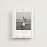 "Coastal crest" - Wedding Thank You Postcards in Ocean by Creo Study - Front
