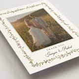 "Monogramed" - Wedding Thank You Postcards in Blush by Susan Moyal - Detail