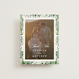 "gates and pillars" - Wedding Thank You Postcards in Sap by Becky Nimoy - Front