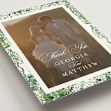 "gates and pillars" - Wedding Thank You Postcards in Sap by Becky Nimoy - Detail