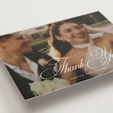 "Hilton" - Wedding Thank You Postcards in Ocean by Kelly Schmidt - Detail