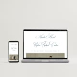 "Hilton" - Wedding Thank You Postcards in Ocean by Kelly Schmidt - FREE Wedding Website