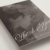 "Vintage Romance" - Wedding Thank You Postcards in Ivory by Paper Raven Co. - Detail