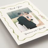 "Barolo" - Wedding Thank You Postcards in Deep Blush by Pati Cascino - Detail