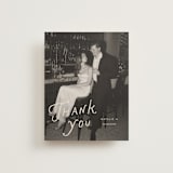 "Lovers" - Wedding Thank You Postcards in Shadow by Pixel and Hank - Front