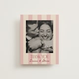 "Thompson" - Wedding Thank You Postcards in Rose by Jennifer Lew - Front