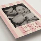 "Thompson" - Wedding Thank You Postcards in Rose by Jennifer Lew - Detail