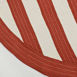 "Striped Tree Skirt" - Tree Skirts in red by Anchal
