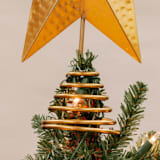 "Large Gold Star Tree Topper" - Tree Toppers in gold by Aahlada Chennupati