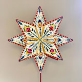 "Quilted Pattern Tree Topper" - Tree Toppers in multicolorassorted-colors by Emily Morris