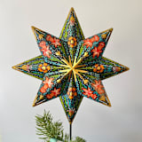 "Honeysuckle Tree Topper" - Tree Toppers in multicolor by Emily Morris