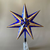 "Handpainted Tree Topper" - Tree Toppers in multicolor by Emily Morris