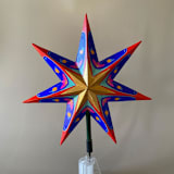 "Double-Sided Tree Topper" - Tree Toppers in multicolor by Emily Morris