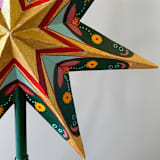 "Double-Sided Tree Topper" - Tree Toppers in multicolor by Emily Morris