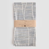 "Wavy" - Tea Towel in Storm by Michelle Taylor - Packaged Set