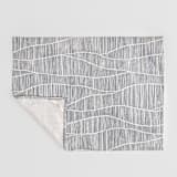 "Wavy" - Tea Towel in Storm by Michelle Taylor - Full Towel with Hanging Loop