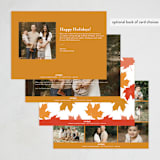 "Thankful" - Thanksgiving Cards in Snow by Morgan Kendall - Back of Card Options