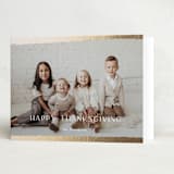 "Edged" - Thanksgiving Cards in Marshmallow by Itsy Belle Studio - Folded Card