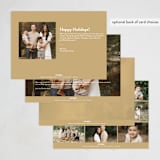 "Lettered Thankful" - Thanksgiving Cards in Snow by Itsy Belle Studio - Back of Card Options