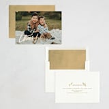 "Lettered Thankful" - Thanksgiving Cards in Snow by Itsy Belle Studio - Assembled