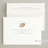 "Falling" - Thanksgiving Cards in Vanilla by Susan Zinader - FREE Recipient Addressing