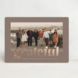 "Ever Grateful" - Thanksgiving Cards in Warm Pine by AK Graphics - Front
