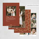 "Flora" - Thanksgiving Cards in Spice by Emily Sabol Goss - Back of Card Options