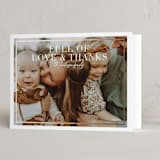 "Just Full" - Thanksgiving Cards in Golden by Keen Peachy - Folded Card