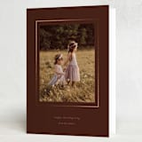 "Timeless" - Thanksgiving Cards in Chestnut by Ani Somi - Folded Card
