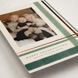 "Deconstructed Plaid" - Thanksgiving Cards in Pine by Kacey Kendrick Wagner - Detail