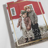 "classic framed" - Thanksgiving Cards in Snow by Stephanie Hawkes - Detail