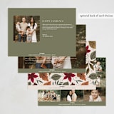"Leafy Frame" - Thanksgiving Cards in Cream by Alethea and Ruth - Back of Card Options