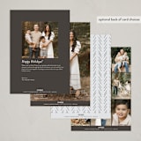 "Grateful" - Thanksgiving Cards in Mist by Nicole Walsh - Back of Card Options