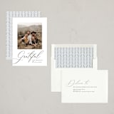 "Grateful" - Thanksgiving Cards in Mist by Nicole Walsh - Assembled