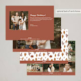 "Elegant Harvest" - Thanksgiving Cards in Cream by Everett Paper Goods - Back of Card Options