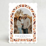 "Thankful Leaves" - Thanksgiving Cards in Autumn by Megan Cash - Front