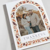 "Thankful Leaves" - Thanksgiving Cards in Autumn by Megan Cash - Detail