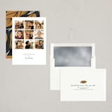 "Grateful Grid" - Thanksgiving Cards in Navy by Erin L. Wilson - Assembled