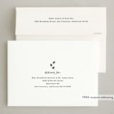 "Emphasized Thanks" - Thanksgiving Cards in Snow by Kimberly FitzSimons - FREE Recipient Addressing