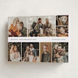 "Many memories" - Thanksgiving Cards in Cotton by Stacey Meacham - Folded Card