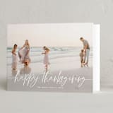 "Winter Breeze" - Thanksgiving Cards in Snow by Melanie Severin - Folded Card