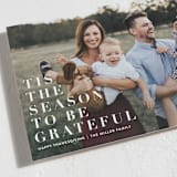 "to be grateful" - Thanksgiving Cards in Snow by Angela Marzuki - Detail